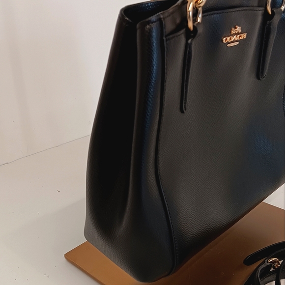 Coach Minetta Chicago Pebble Leather Satchel Handbag - Picture 5 of 15